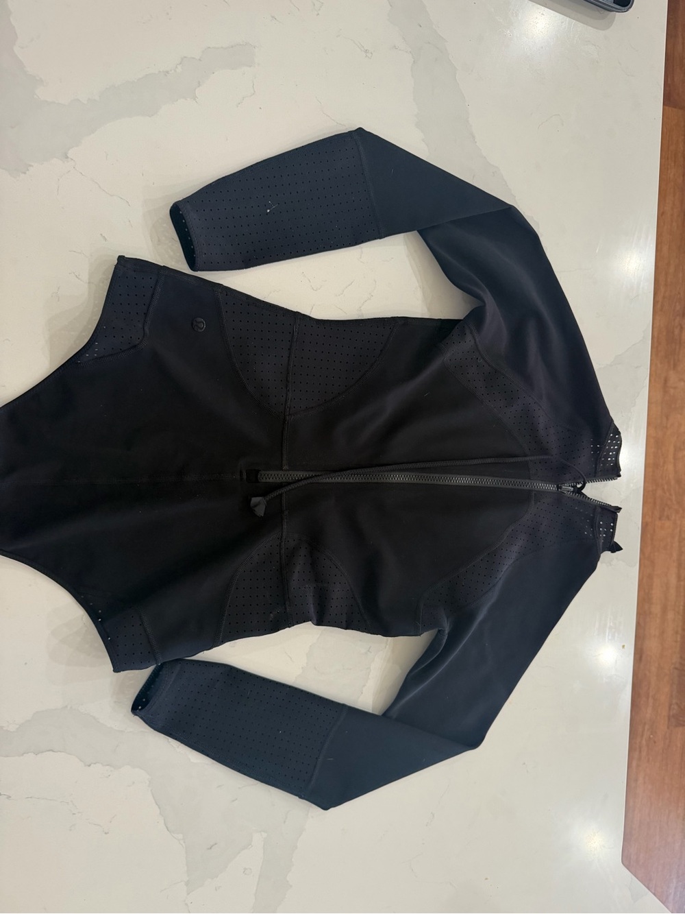 Lululemon 8 black coastline paddle swim suit EUC